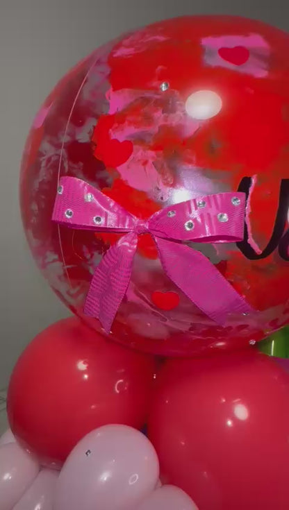 Arreglo de Globos Personalizado "Valentina" para Celebraciones Especiales